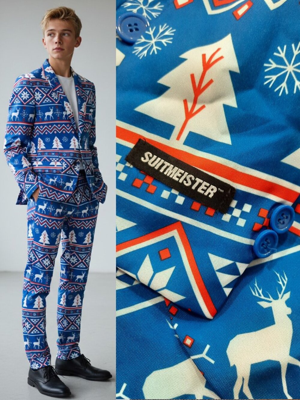 Novelty winter holiday suit - Suitmeister brand